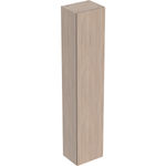 Mueble alto Geberit con una puerta: 36x180cm, Cuerpo y frontal: encina/melamina con textura de madera